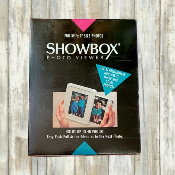 VINTAGE (TWO) BURNES OF BOSTON SHOWBOX PHOTO VIEWER ~ 3.5" X 5" HOLDS 40 PHOTOS - Picture 2 of 9